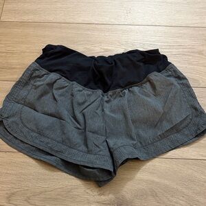 Champion Women's Athletic Shorts in Black and Gray
